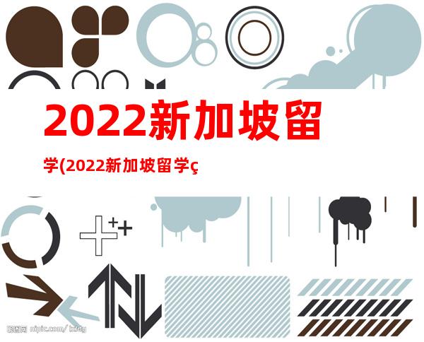 2022新加坡留学(2022新加坡留学生学费)
